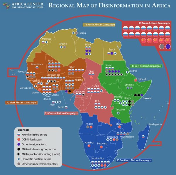Regional Map of Disinformation in Africa