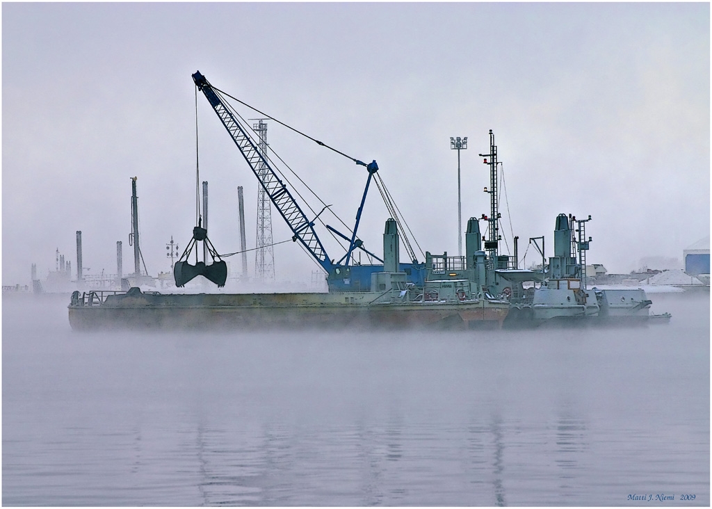 Ruoppausta Turun Satama Matti J Niemi 2009 vaaka