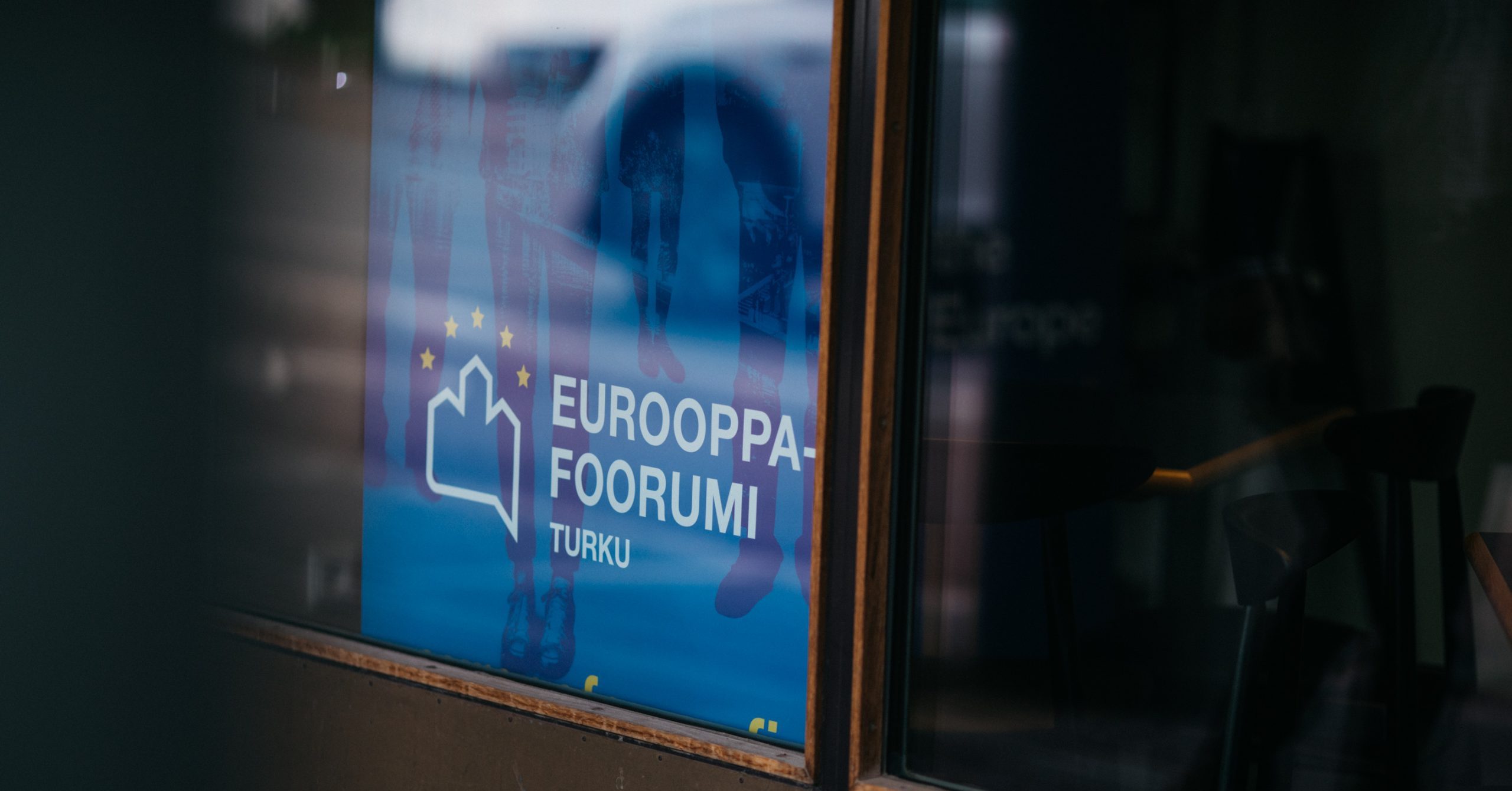 Advertisement of Europe Forum.