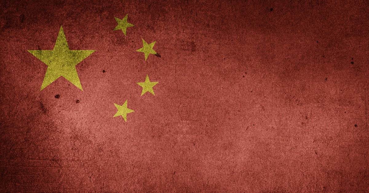 Messy flag of China